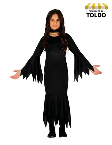 Disfraz morticia infantil Disfraces de Terror