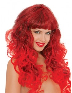 Peluca rocio mechas rojo Pelucas Mujer y Niñas