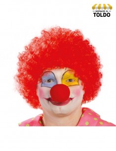 Peluca rizos payaso Pelucas Unisex