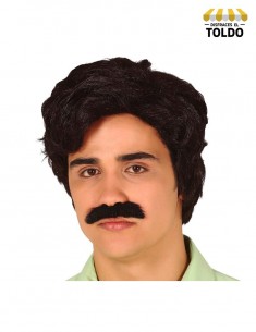 Peluca pablo con bigote Pelucas Hombre