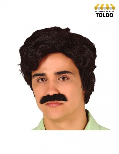 Peluca pablo con bigote Pelucas Hombre
