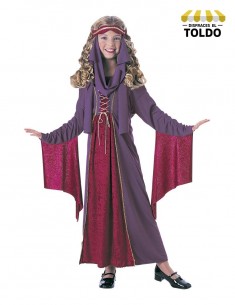 Disfraz princesa medieval infantil Disfraces de Cuentos infantiles