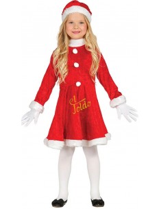 Disfraz mama noel extra infantil Disfraces de Mamá Noel