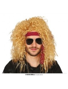 Peluca rockero rubio Pelucas Hombre
