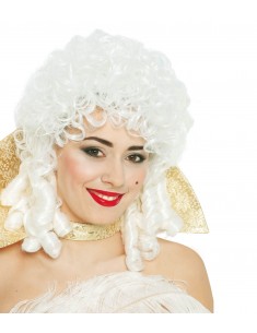Peluca dama economica blanca Pelucas Mujer y Niñas