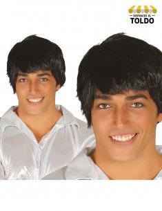 Peluca hombre 80' negro Pelucas Hombre