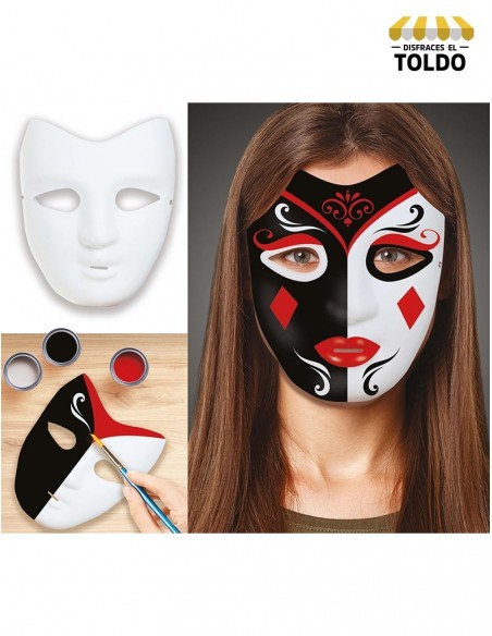 Máscara blanca (para pintar) Máscaras