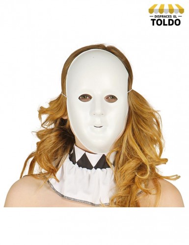 Máscara blanca grande Máscaras