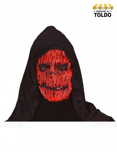 Máscara calabara terror con capucha Máscaras