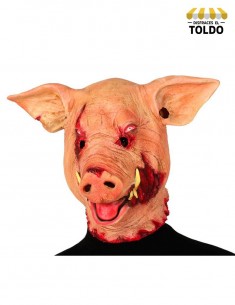 Máscara cerdo terror saw Máscaras