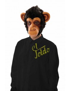 Máscara chimpancé con pelo Máscaras