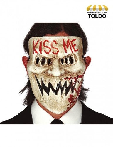 Máscara kiss me PVC Máscaras