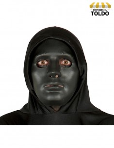 Máscara negra PVC Máscaras