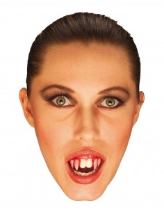 DIENTES VAMPIRO COLMILLOS SANGRE DOBLES Complementos